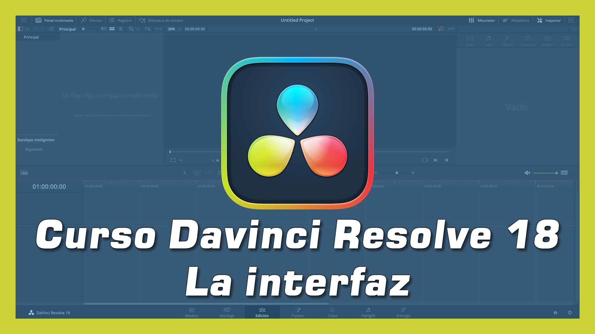 Curso Davinci Resolve 18